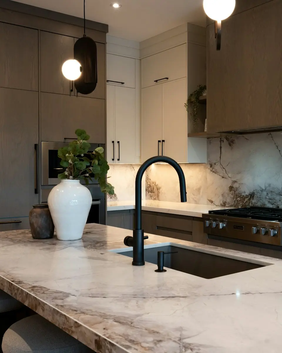 Kitchen sink and mixer